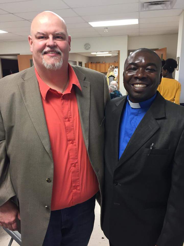 Pastor Fataki Mutambala and Pastor Rob Allen